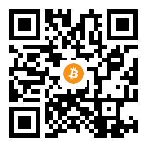 bitcoin:1KzL12JXPZTHUHCGsJPY7vYypYQzvLyuZD black Bitcoin QR code