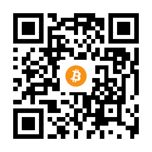 bitcoin:1L1xSXttdsBAPVjVfyoyCg3RZbdHinT5G5 black Bitcoin QR code