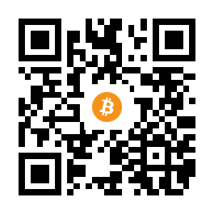 bitcoin:1L3AKCcBoW5aH9PU6Wpf1QMYszEAMyiPbH black Bitcoin QR code
