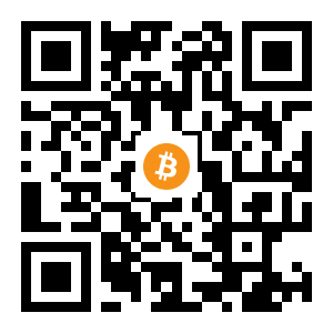 bitcoin:1L43KbE5QcEThqvoMzcZXTUhz7vVTTvbsK black Bitcoin QR code