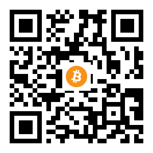 bitcoin:1L61i1pjNELfF8NBufQ3gr6TpXZkZvn4AX black Bitcoin QR code
