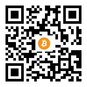 bitcoin:1L6Uc3sj5UnxL6QaMKaZ1jATsNLSF2XUBS black Bitcoin QR code