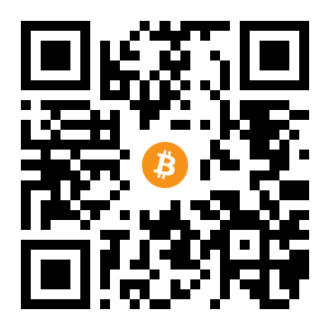 bitcoin:1L6UsQB5j3amSHiUQpRXgL5p7U8YvSigqy black Bitcoin QR code