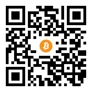 bitcoin:1L6ZHDh4ERNPvURzce2njt4V1HDsWDek6b black Bitcoin QR code