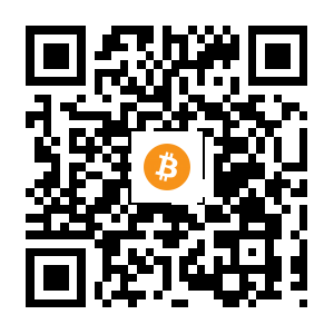 bitcoin:1L6gYPw89zYiGSsoDVZgxbPZ51ZtTxSw8o black Bitcoin QR code