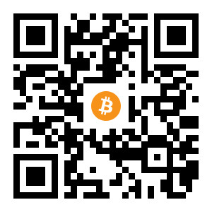 bitcoin:1L6vMoVPT3SAUtfodB2kdkoDAhEXQmvGa8 black Bitcoin QR code