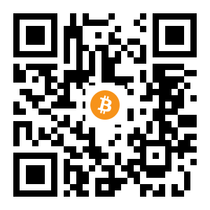 bitcoin:1L9VVjZvZmiQboaP8QDf5o2d21ccfT5DnB black Bitcoin QR code