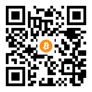 bitcoin:1LB5bVuhnCcTytrfYztTtf11auHwG8nKGy black Bitcoin QR code