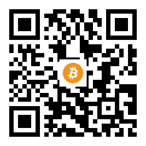 bitcoin:1LBZ3BuXvLcHefe8KVm8Yq5iGrJEeh2adq black Bitcoin QR code
