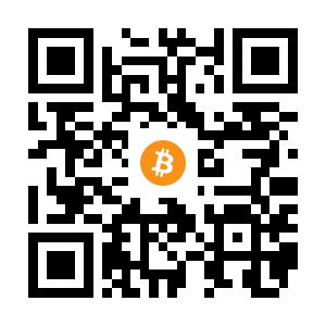 bitcoin:1LBdZUfQoJG6A7Vujhmy5Ectx4uytt9ots black Bitcoin QR code