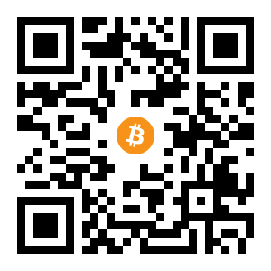 bitcoin:1LCUx4n1Amwe7vARhQHXoXiVZkQvtQ1b9M black Bitcoin QR code
