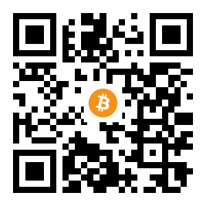bitcoin:1LCZnApZExKLNGfc9ZrWLq1WK6bcvPHhUR black Bitcoin QR code