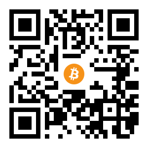 bitcoin:1LDL4ePPo8hbHMsdu5mhbn1e7HeCu8G9Gk black Bitcoin QR code