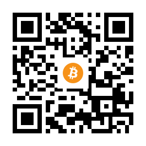 bitcoin:1LEAMCTwE4jwMSCwaxyZ67p5CTARHsbXoc black Bitcoin QR code
