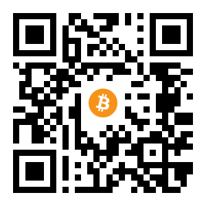bitcoin:1LEAqDG2m1hFRDAVmf61oDiVfvriY2ii1 black Bitcoin QR code