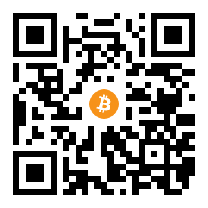 bitcoin:1LExdLh1wBDx9LPVDF2zgcPtkP9rfbbMyT black Bitcoin QR code