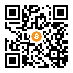 bitcoin:1LGC8kN8VpPGXygvoLxxtfVxhP8MYFF5E5 black Bitcoin QR code