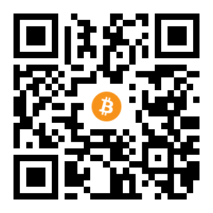 bitcoin:1LGJkzR7HAKPa1sXtgVfh5CVpkZVAEqfwc black Bitcoin QR code