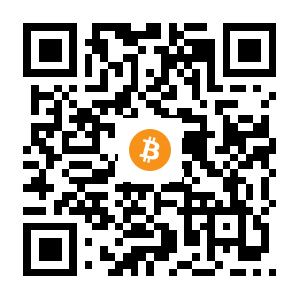 bitcoin:1LGzEzPycRaDRQizhRLvBpmYWYYv87eLdZ black Bitcoin QR code
