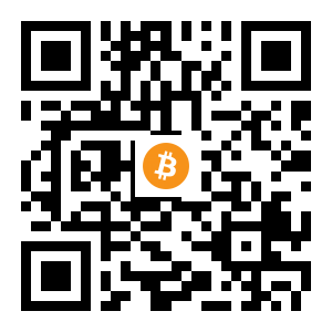 bitcoin:1LHTGttMEF7azaXAzTqcqPWbVNraJiQ1sc black Bitcoin QR code