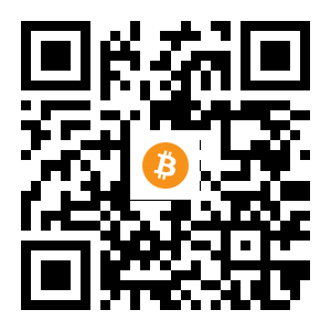 bitcoin:1LHXJMGzQwcqEDVtM4dbaY3Fe6ULm3EL2x black Bitcoin QR code