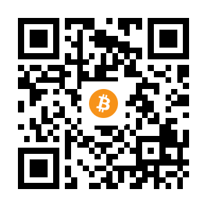 bitcoin:1LHuUVDPaot7gBmVBMhL8YM4ZMXGFjZUv8 black Bitcoin QR code