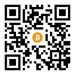 bitcoin:1LJLGjZ2zgV2SonxN619k3wv57mxsxZFoi black Bitcoin QR code