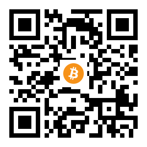 bitcoin:1LJQoMQnZioFk96MWupKmt4yACSLcUrpfx black Bitcoin QR code