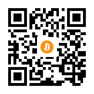 bitcoin:1LJZKC8eptjdDpHRatxMT4ncF1NmkLhXLb black Bitcoin QR code