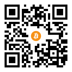 bitcoin:1LJbTe69emXWqBVbYuSznDXHv2AYoVydiP black Bitcoin QR code