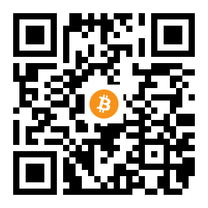 bitcoin:1LJjViwd71kD4fAVtLw6dcfTggfpPchYTg black Bitcoin QR code