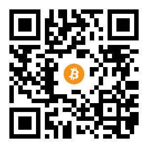 bitcoin:1LKEbAYfGu42PJiqYaQg6L7nAMLttiimds black Bitcoin QR code