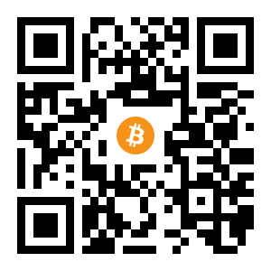 bitcoin:1LL6dckYx5w96rs6fE9Ln9G5RMGqy4xTix black Bitcoin QR code