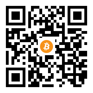 bitcoin:1LL6dnRNokbFaGtdc5Bzwq6pbKh7bBZs4h black Bitcoin QR code