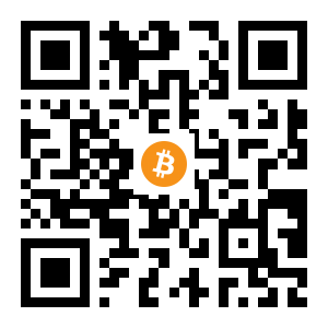 bitcoin:1LLTm4qVExv2qZ4VhPPr4LhCYsvmLxU2a6 black Bitcoin QR code