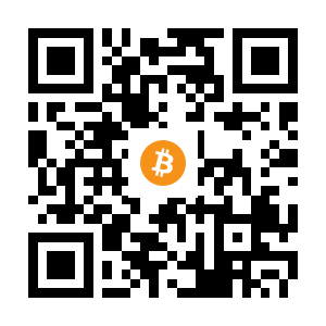 bitcoin:1LLenfaQxJcCKimVK2AW4QEkLj1kG5hLxW black Bitcoin QR code