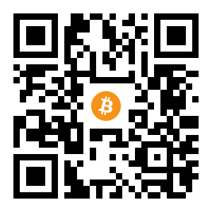 bitcoin:1LMPzQyfirvrTNCbCt8vVVb7Mi36BP9NRU black Bitcoin QR code
