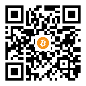 bitcoin:1LMVdzrFX4Gg857pnaSpEXWSmuPLoG7opR black Bitcoin QR code