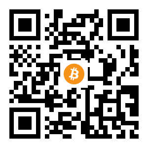 bitcoin:1LNCeTWQTUgqWDjQ8WzwuBanZ37nv6VYd black Bitcoin QR code