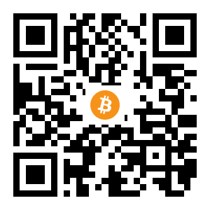 bitcoin:1LNpmsoqUQANCzsW4NTACEuYqfEsXyTfAf black Bitcoin QR code
