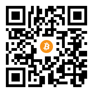 bitcoin:1LPFAv7Q3tiWamg7dLRpRmVXciwoEJVaEN black Bitcoin QR code