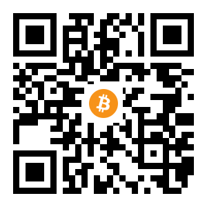 bitcoin:1LPaeomeWcA1SHWXZthWLat7nTaU2dPQJ4 black Bitcoin QR code