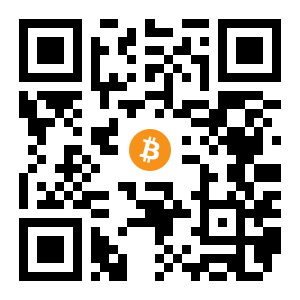 bitcoin:1LQZz1EfxGRFedd7CNumFFeGPRvc4DH34v black Bitcoin QR code