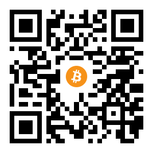 bitcoin:1LQe2X8EbPv2hspgNM3KchF8nZf7bkgVpV black Bitcoin QR code