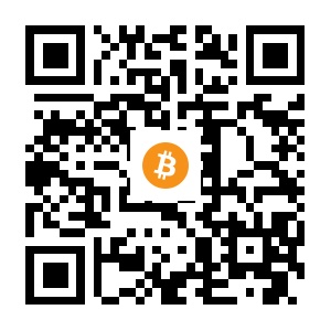 bitcoin:1LRSxK7QdMMdqJMwg19UpETahbUW7AWpDi black Bitcoin QR code