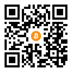 bitcoin:1LTA23s41ooB9ZcBdd9TK7gNftYbKYspMY black Bitcoin QR code