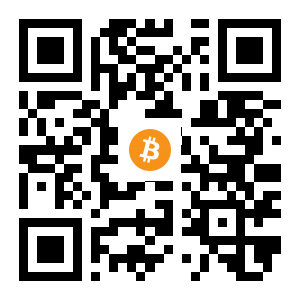 bitcoin:1LVMtAkpCaxSJF1pJn9uSC2kAPFXgnGUpS black Bitcoin QR code