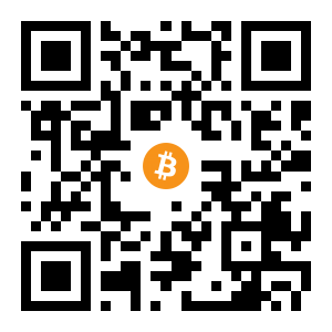 bitcoin:1LVVWCiKBMMATxtJEohHiWrhTVgouCVP11 black Bitcoin QR code