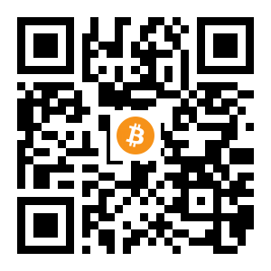 bitcoin:1LVgoxYP36nBsAumP1T6p5sojHMFwJ24Po black Bitcoin QR code