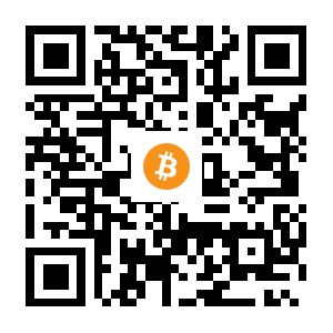bitcoin:1LVqzgcsGCWUGJ9qUpGF1Hv2ciucPpm2LN black Bitcoin QR code